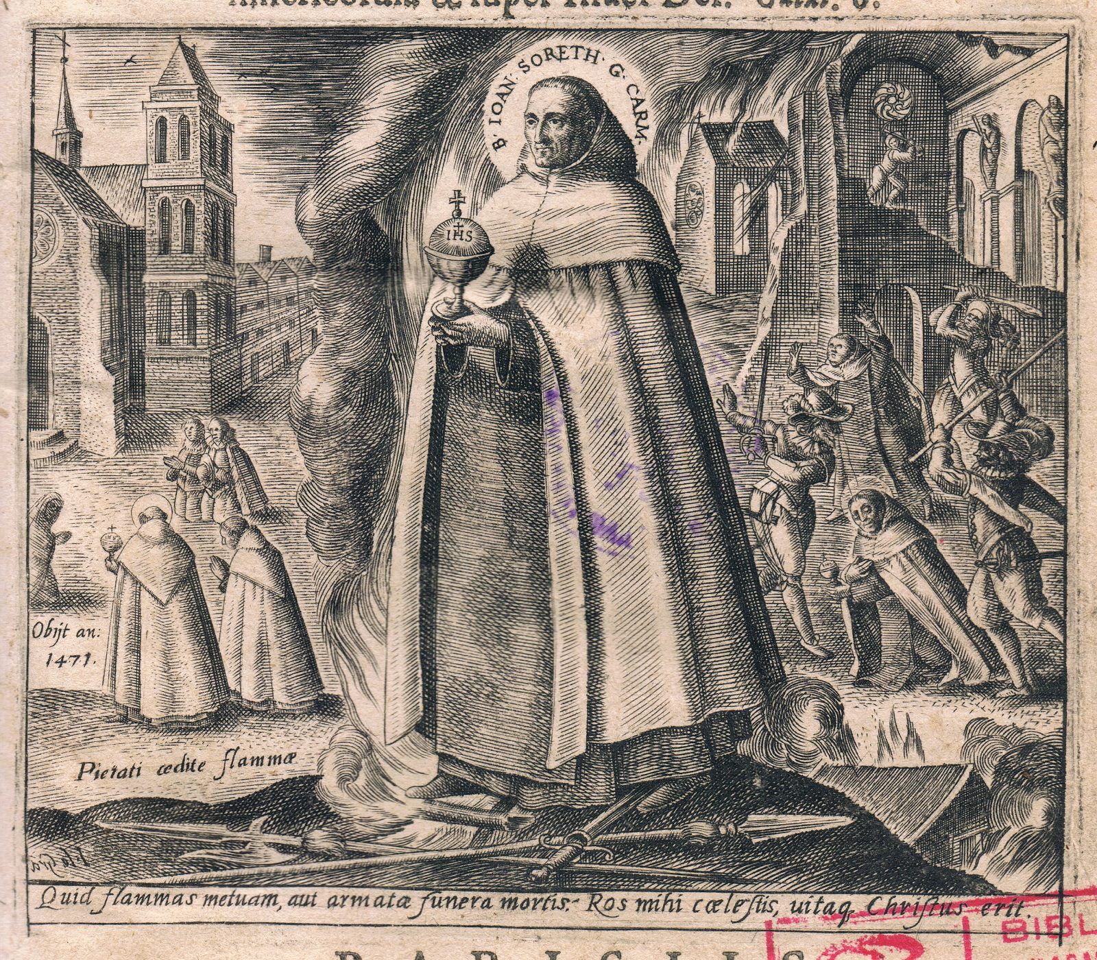 24 lipca - wspomnienie bł. Jana Soretha, prezbitera, generała Zakonu Karmelitów