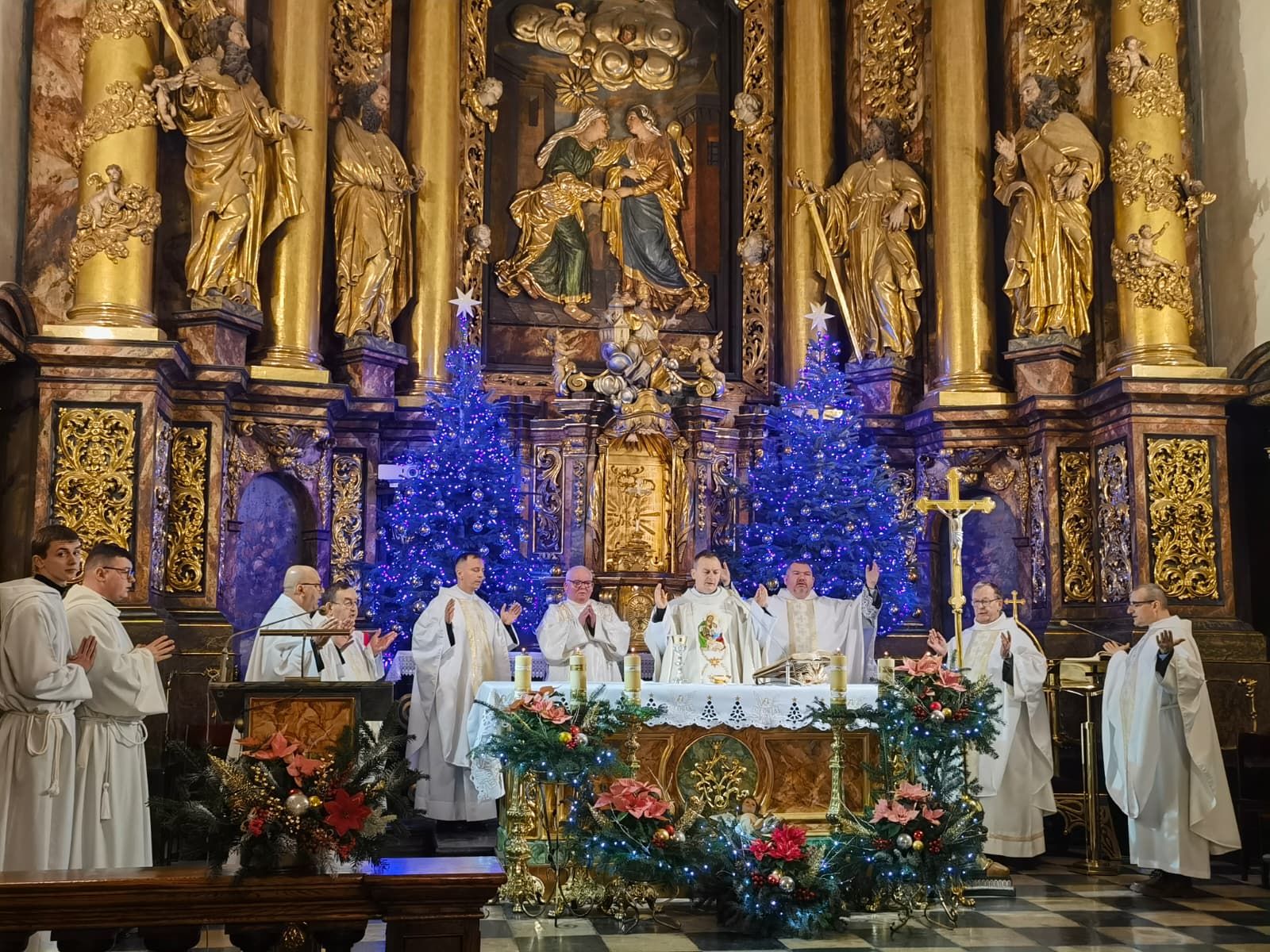 Wigilia i Pasterka z udziałem Ojca Prowincjała w klasztorze krakowskim